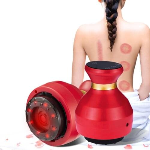 Guasha Back Body Massager Vacuum Cupping Body Massager Electric Machine Stimulate Acupoint Pressure Relaxation Health Care Tool