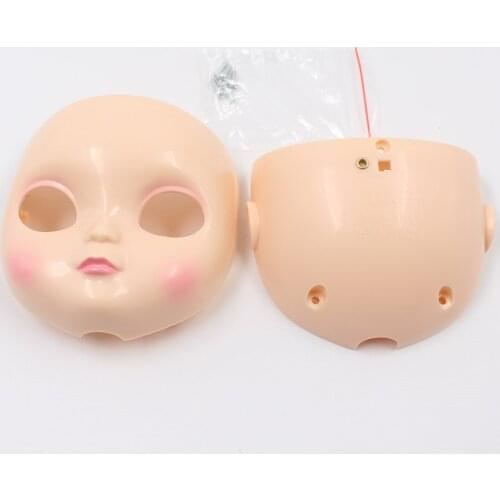 Icy doll face faceplate, No makeup or makeup, only for icy doll