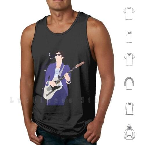 Darren Criss Elsie Fest Tank Tops Vest 100% Cotton Darren Criss Glee Elsie Fest American Crime Story Acs American Crime