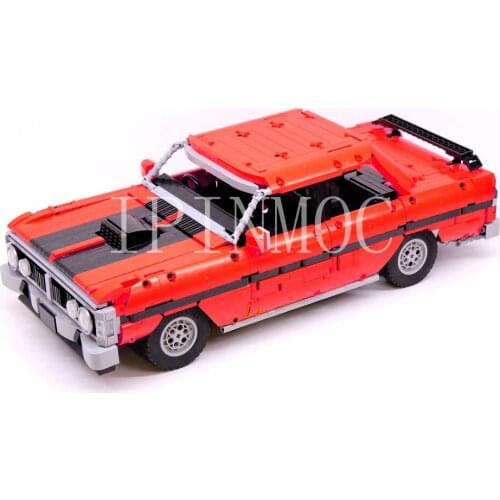 MOC-6296 New moc Forded Falcon Creator High-Tech blocks Set Building Blocks Car Bricks Toys Birthday Gifts