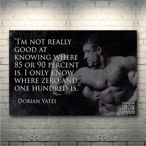 Muscle Bodybuilding Motivational Posters Canvas Wall Art Pictures Home Decor Accessories Paintings for Living Room Decoration