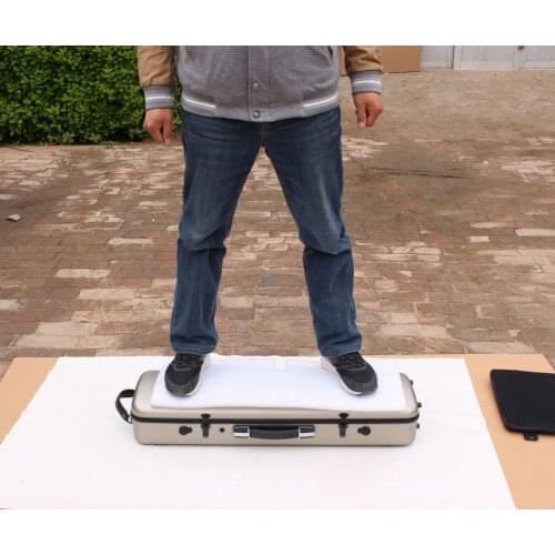 Glass Fiber 4/4 New Violin Case Light Strong #110 Waterproof bag music bag Reticule Password lock