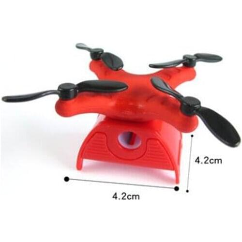 New Creative Design Unmanned Aerial Vehicle Pencil Sharpener Middle School Stationery Students Plastic Pencil Sharpener