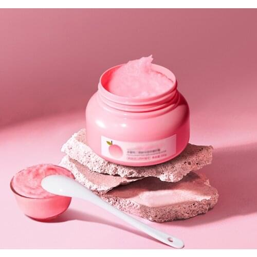 Peach Dichotomous Yeasts Body Scrub 350g Exfoliating Body Polish Scrub, to Exfoliate & Moisturize Skin, Deep Cleansing