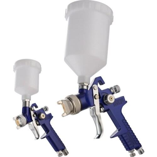 1.4mm 1.7mm 2.0mm Airbrush HVLP Spray Gun Steel Nozzle H-827 Cars Painting Furnitures DIY Painting Kit Car Auto Repair Tool