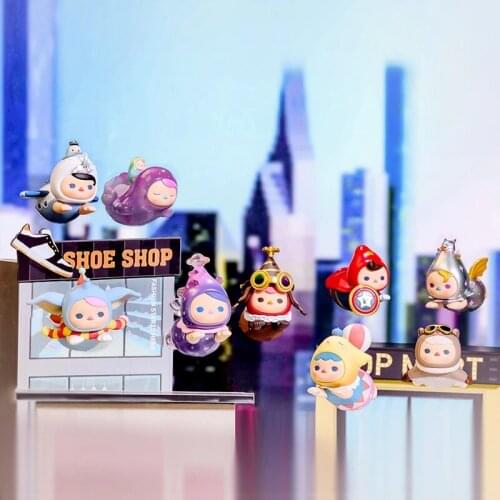 POPMARTS Blind Box Pucky Flying Babies Series Kawaii Figure Doll Collection Decoration Cute Anime Model Toy Gifts For Adult Kids