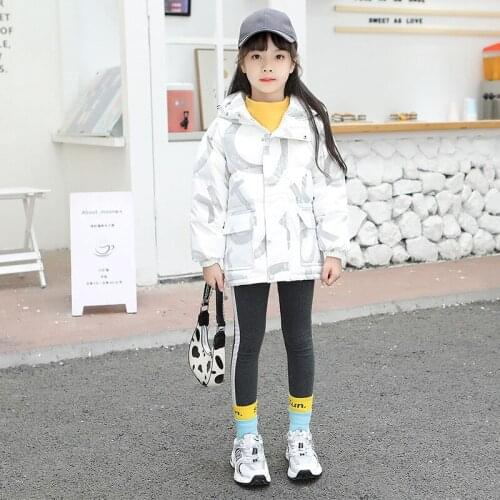 New childrens down jacket Korean style childrens fashion trendy middle-aged childrens jacket disposable fabric top