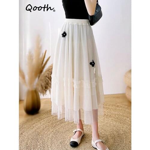 Женские юбки пачки Qooth China At AliExpress