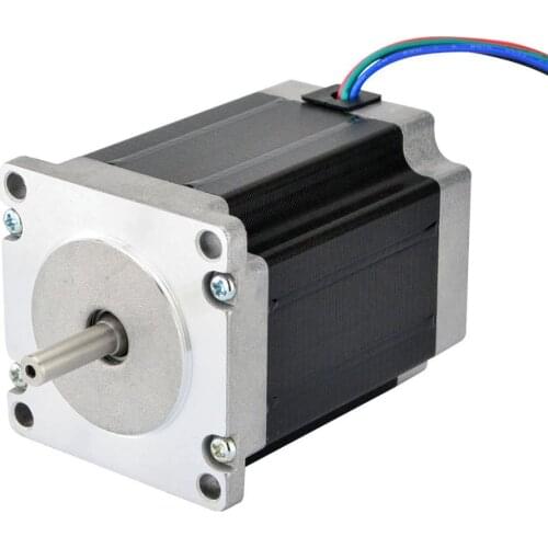Nema 23 Stepper Motor 1.9Nm(269oz.in) 2.8A 76mm 4-lead Motor 6mm Shaft for CNC Engraving Milling Machine