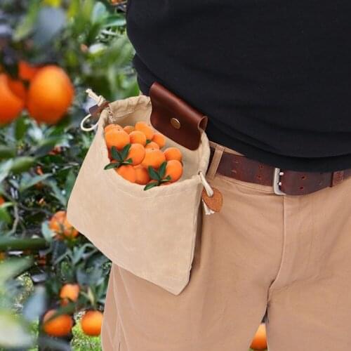 Camping Outdoor Foraging Bag Storage Bag Multifunctional Outdoor Tool Pouch Fruit Picking Bag Waist Hanging Tool Bag
