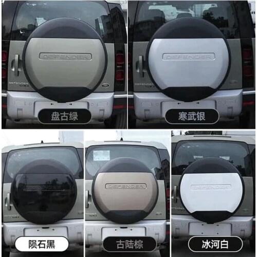 High Quality REAR TRUNK SPARE TIRE TYRE COVE SHELL WHEEL COVER FOR Land Rover Defender 2020 2021 2022