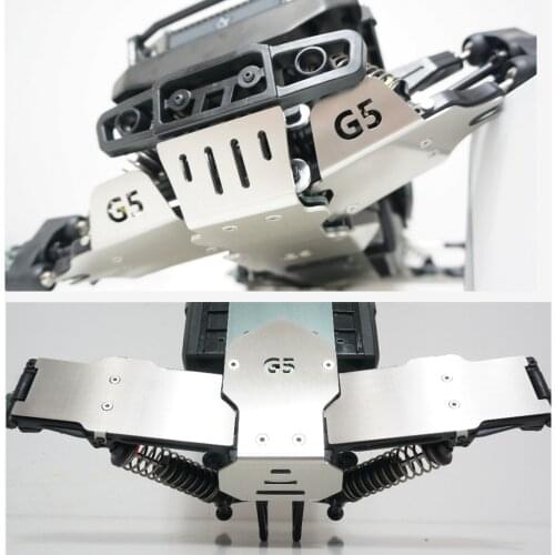 Stainless Chassis Plate Protection Anti Crash Suspension Arm Plate For Thunder Tiger MT4 G5 RC CAR Upgrade PARTS NEW