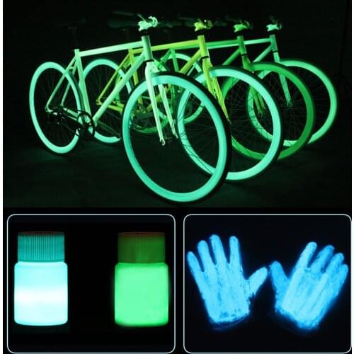 1Bottle 20g 7 Colors Luminous Gouache Paint Glow in the Dark Acrylic Paint Bright Pigment DIY Craft Art Painting Decor