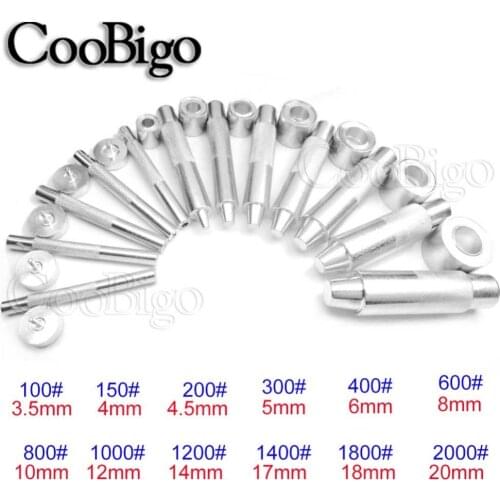 1 Set 3.5-20mm Handmade Metal Eyelets Mold Tool Grommet installation Carbon Steel DIY Tool Leather Craft Bag Parts Accessories