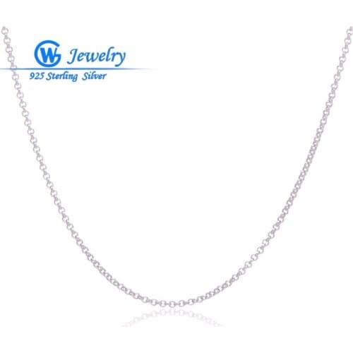 16" 18" 20" sterling silver jewelry necklace diychain pieces et accessoires sac material for handmade jewelry VN012
