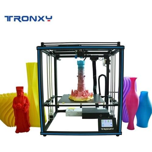 Tronxy New Upgraded High Accuracy 3D Printer DIY Kit Size400*400*400mm Support Auto Leveling Resume Printing Filament impressora