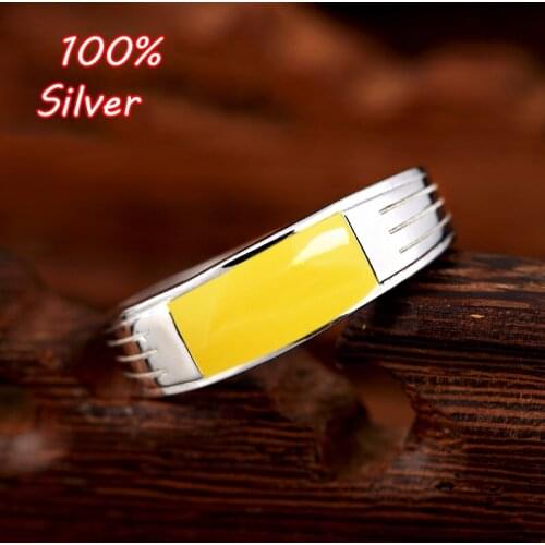925 Sterling Silver Color Adjustable Ring Blanks Base DIY Handmade Blanks 5*12MM Cabochon Settings for Women Jewelry Making