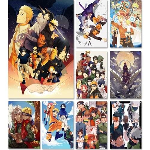 Naruto Printable Anime Poster Wall Art Decoration Canvas Painting Living Room Baby Childrens Bedroom Decor Boy Gift Cudros