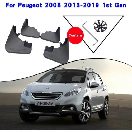 Car Fender Accessories For Peugeot 2008 2013-2019 Mudguards Splash Guards Fender Mudflaps Car Fender Mud Flaps Car Fender