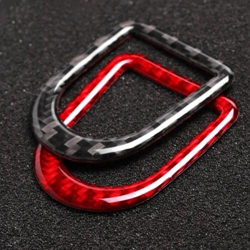 Carbon Fiber Car Modified For Ford Mustang 2009 2010 2012 2013 Door Bolt Lock Pin Cover Auto Door Bolt