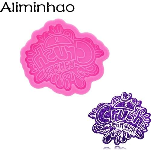 DY1043 Shiny Crush Bacteria Resin Silicone Mold, Crafting with Epoxy Resin art DIY Charms Mold. Chocolate Fondant cake Tools