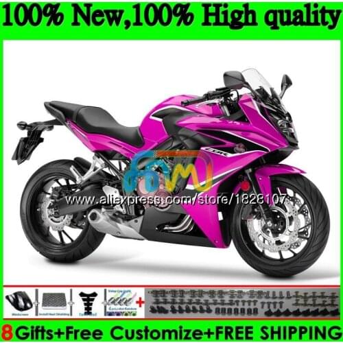 CBR-650F For HONDA CBR 650 F CBR650F 11 12 13 14 15 83BS.AA CBR650 F CBR 650F 2011 2012 2013 2014 2015 2016 Rose black Fairing