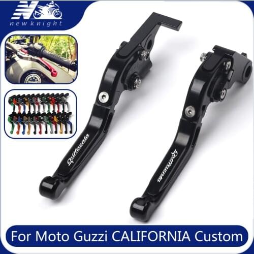 For Moto Guzzi CALIFORNIA Custom 2014 2015 2016 Motorcycle CNC Aluminum Adjustable Foldable Brake Clutch Lever Accessories