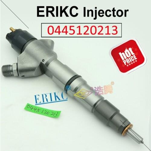 ERIKC 0445120213 Auto Genuine Fuel Injector Nozzle 0 445 120 213 CRIN Injection Assy Replacements 0986ad1007 For Weichai WD10