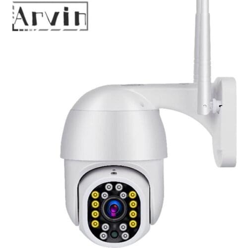 1080P Smart Outdoor WiFi IP Camera Security Surveillance 2-Way Audio Motion Detection Waterproof 360 PTZ CCTV Monitor Wi Fi Cam