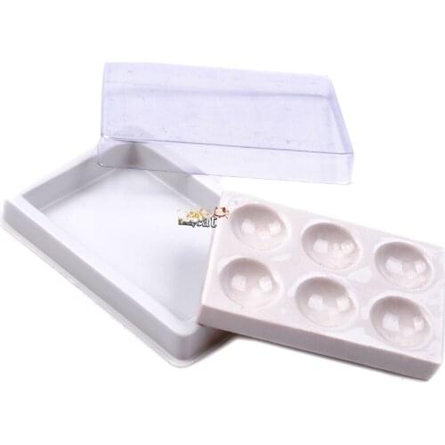 1pc Dental Lab 6 Slot Ceramic Palette