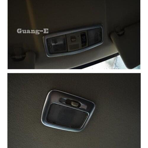 For Mitsubishi ASX 2013 2014 2015 Car Cover ABS Chrome Head Front Rear Back Read Reading Roof Light Frame Switch Trim Button
