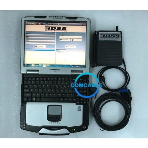 CF30 laptop with IDSS heavy duty truck diagnostic scanner for isuzu G-idss for isuzu E-idss full kit