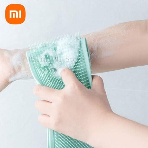 New Xiaomi Jordan&Judy Silicone Bath Towel Double-sided Bath Soft Bristles Fast Foaming Environmentally Friendly Material