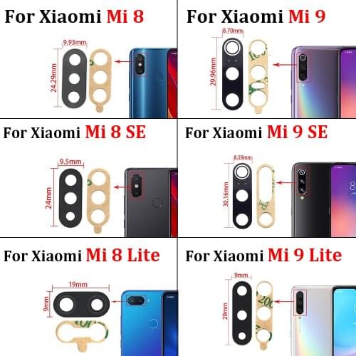Coopart New Rear Back Camera Glass Lens For Xiaomi Mi 8 9 10 Pro Mi8 Mi9 Se Mi10 Lite Note 10 Pro