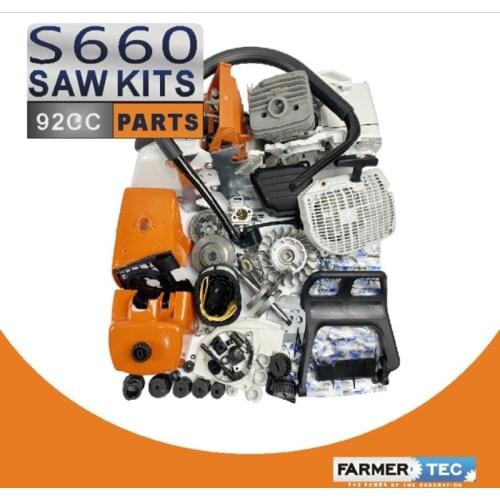 Farmertec Made Complete Aftermarket Repair Parts Compatible with Stihl MS660 066 Chainsaw Engine Motor Crankcase Crankshaft