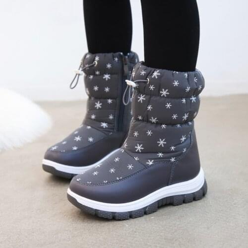 RECOISIN 2020 Winter Children Boots Comfortable Kids Boots For Girls Keep Warm Snow Boots Girls Waterproof Fashion Girls Shoes