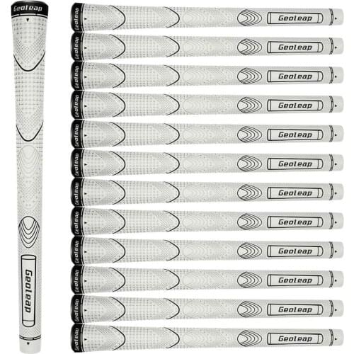 Geoleap Rubber Golf Grips Standard Size, Three Colors Optional, Thumb Pattern,Anti-Slip 13pcs free shipping