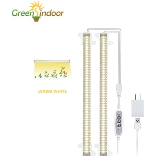 USB 5V Led Lights Plants Grow Lamp Greenhouse Phytolight Full Spectrum Indoor Cultivation Phytolamp For Seedlings Warm White Bar