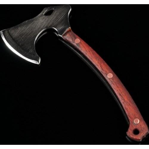 1/6 Scale 3.5in Stainless steel OMAHAWK with Wood Handle model for 12in action figure phicen hottoy doll toys