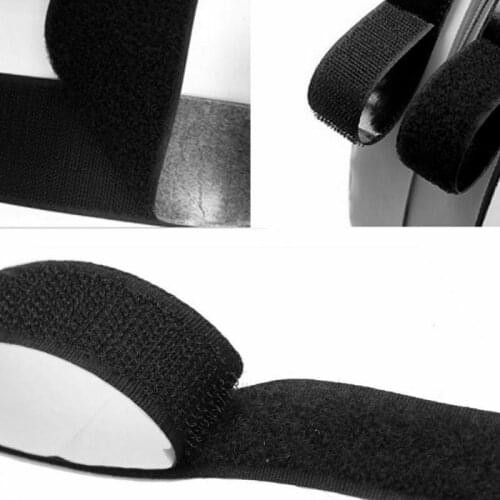 1 meter/pack of 20 mm Velcro tape, heavy-duty fastening tape, self-adhesive tape sticking to Velcro tape with super glue