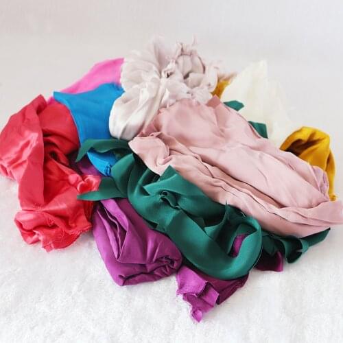 100% Pure SILK Remnants 500G/lot Silk pieces/scrap for sewing craft/handmade-Random kinds silk fabric/Random Color/Mommes/Shape