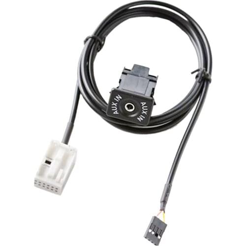 AUX USB Switch Cable For RCD510 RCD310 VW Golf/GTI/R MK5 MK6 Jetta