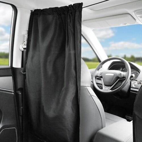 Car Front Rear Partition Isolation Curtain Taxi Cab Partition Protection Commercial Vehicle Privacy Curtain Interior Accessories