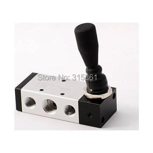 Free Shipping 1/2'' 3/5 Way Single Head Hand Pull Valves With Lock 4H430-15L