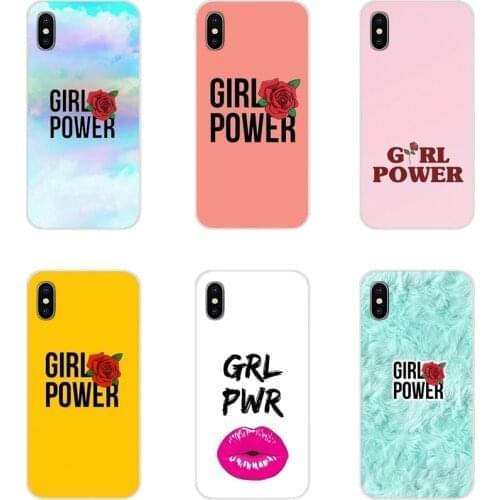 For Xiaomi Mi4 Mi5 Mi5S Mi6 Mi A1 A2 A3 5X 6X 8 CC 9 T Lite SE Pro Accessories Phone Cases Covers girl power