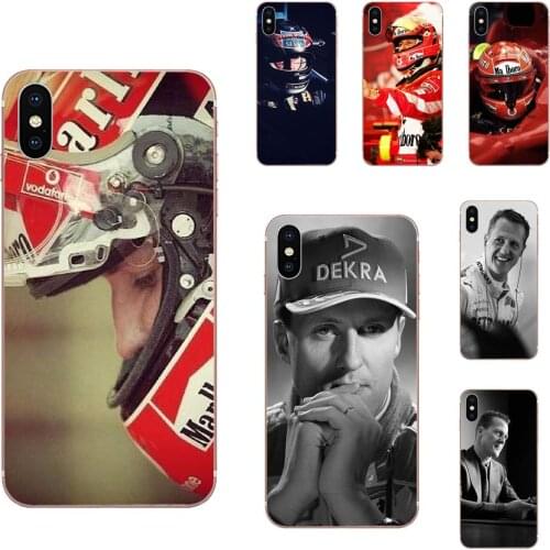 Painted Cover Colourful Style Phone Case For Samsung Galaxy S9 S10 S20 Plus Ultra S6 S7 S8 Edge Plus Michael Schumacher