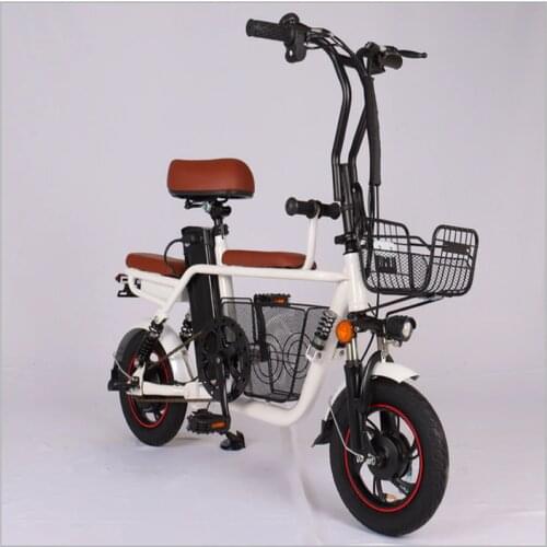 Lithium Battery Mother-Child ELECTRIC BICYCLE 12INCH EBIKE CAN LOAD PET
