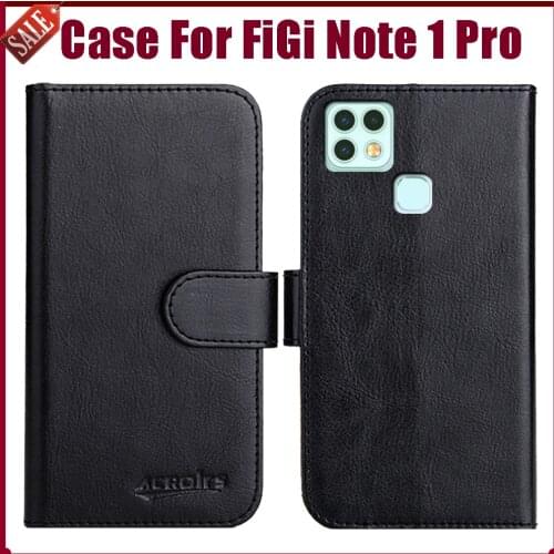 Hot! FiGi Note 1 Pro Case 6.6" Fashion 6 Colors Flip Soft Leather Wallet Protective Cover For FiGi Note 1 Pro Case Phone Bag