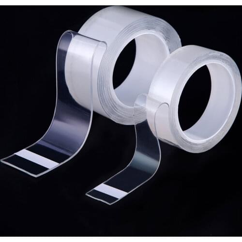Reusable Tape Double Sided Adhesive for Gadgets Traceless Nano Cleanable Glue Gadget Cinta Magica Doble Cara Transparent
