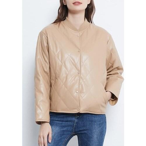 Trendy New Winter Coat Streetwear Loose Female Single Breasted Short Cotton Jacket Chic Black Khaki Thick Warm Parka Outwear